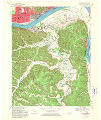 Download a high-resolution, GPS-compatible USGS topo map for Portsmouth, KY (1970 edition)