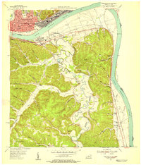 Download a high-resolution, GPS-compatible USGS topo map for Portsmouth, KY (1955 edition)