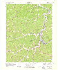 preview thumbnail of historical topo map of Prestonsburg, KY in 1978