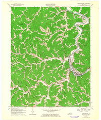 preview thumbnail of historical topo map of Prestonsburg, KY in 1962