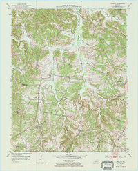 preview thumbnail of historical topo map of Butler County, KY in 1953