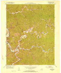 Download a high-resolution, GPS-compatible USGS topo map for Quicksand, KY (1953 edition)