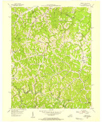 Download a high-resolution, GPS-compatible USGS topo map for Redbush, KY (1955 edition)