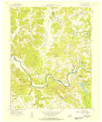 preview thumbnail of historical topo map of Butler County, KY in 1954