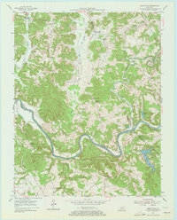 Download a high-resolution, GPS-compatible USGS topo map for Reedyville, KY (1973 edition)