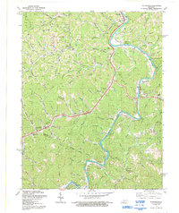 Download a high-resolution, GPS-compatible USGS topo map for Richardson, KY (1992 edition)