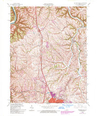 Download a high-resolution, GPS-compatible USGS topo map for Richmond North, KY (1993 edition)