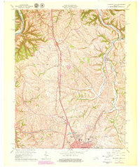 Download a high-resolution, GPS-compatible USGS topo map for Richmond North, KY (1979 edition)
