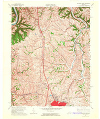 Download a high-resolution, GPS-compatible USGS topo map for Richmond North, KY (1966 edition)