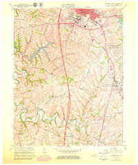 Download a high-resolution, GPS-compatible USGS topo map for Richmond South, KY (1979 edition)