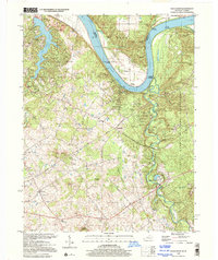 preview thumbnail of historical topo map of Meade County, KY in 1998