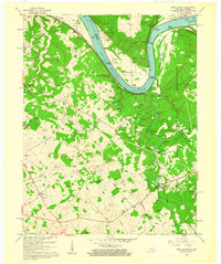 preview thumbnail of historical topo map of Meade County, KY in 1960
