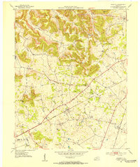 preview thumbnail of historical topo map of Warren County, KY in 1952