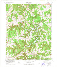 preview thumbnail of historical topo map of Muhlenberg County, KY in 1972