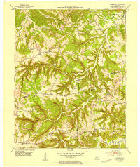 Download a high-resolution, GPS-compatible USGS topo map for Rosewood, KY (1954 edition)