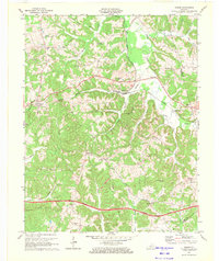 Download a high-resolution, GPS-compatible USGS topo map for Rosine, KY (1972 edition)