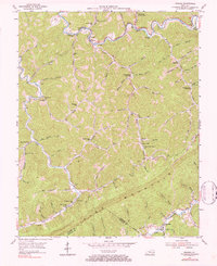 Download a high-resolution, GPS-compatible USGS topo map for Roxana, KY (1984 edition)