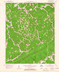 Download a high-resolution, GPS-compatible USGS topo map for Roxana, KY (1967 edition)