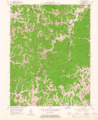 Download a high-resolution, GPS-compatible USGS topo map for Rush, KY (1967 edition)