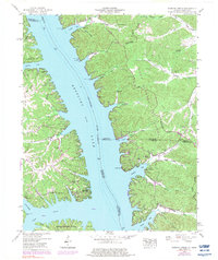 Download a high-resolution, GPS-compatible USGS topo map for Rushing Creek, KY (1983 edition)
