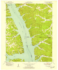 Download a high-resolution, GPS-compatible USGS topo map for Rushing Creek, KY (1953 edition)