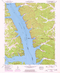 Download a high-resolution, GPS-compatible USGS topo map for Rushing Creek, KY (1977 edition)