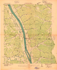 1936 Map of Rushing