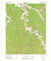 Download a high-resolution, GPS-compatible USGS topo map for Salyersville South, KY (1978 edition)