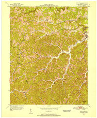 Download a high-resolution, GPS-compatible USGS topo map for Sandy Hook, KY (1952 edition)