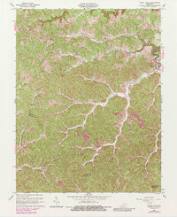 Download a high-resolution, GPS-compatible USGS topo map for Sandy Hook, KY (1988 edition)