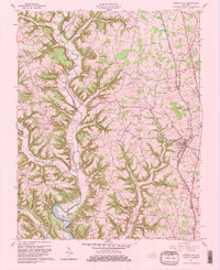 Download a high-resolution, GPS-compatible USGS topo map for Science Hill, KY (1981 edition)