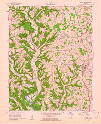 Download a high-resolution, GPS-compatible USGS topo map for Science Hill, KY (1962 edition)