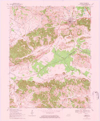 preview thumbnail of historical topo map of Sebree, KY in 1969