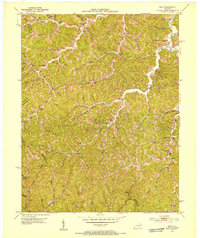 Download a high-resolution, GPS-compatible USGS topo map for Seitz, KY (1953 edition)