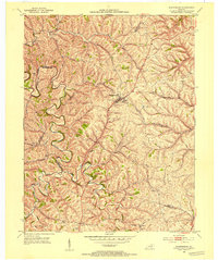 Download a high-resolution, GPS-compatible USGS topo map for Sharpsburg, KY (1953 edition)