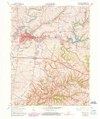 Download a high-resolution, GPS-compatible USGS topo map for Shelbyville, KY (1990 edition)