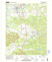 preview thumbnail of historical topo map of Shepherdsville, KY in 1998