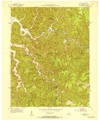 Download a high-resolution, GPS-compatible USGS topo map for Slade, KY (1954 edition)