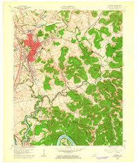 Download a high-resolution, GPS-compatible USGS topo map for Somerset, KY (1962 edition)