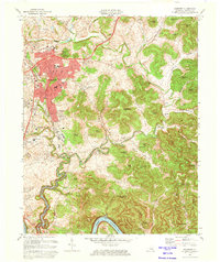 preview thumbnail of historical topo map of Somerset, KY in 1973