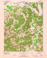 preview thumbnail of historical topo map of Butler County, KY in 1953