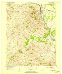 Download a high-resolution, GPS-compatible USGS topo map for Spottsville, KY (1953 edition)