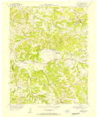 Download a high-resolution, GPS-compatible USGS topo map for Spring Lick, KY (1955 edition)