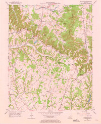 Download a high-resolution, GPS-compatible USGS topo map for Spurlington, KY (1973 edition)