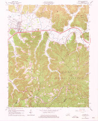 Download a high-resolution, GPS-compatible USGS topo map for Stanton, KY (1975 edition)