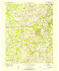 preview thumbnail of historical topo map of Metcalfe County, KY in 1953