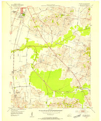 preview thumbnail of historical topo map of Daviess County, KY in 1953