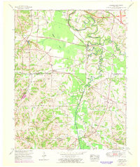 1951 Map of Symsonia, KY, 1969 Print
