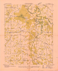 1936 Map of Symsonia