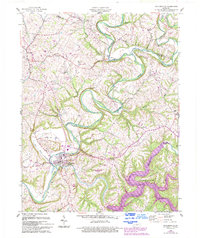 Download a high-resolution, GPS-compatible USGS topo map for Taylorsville, KY (1994 edition)
